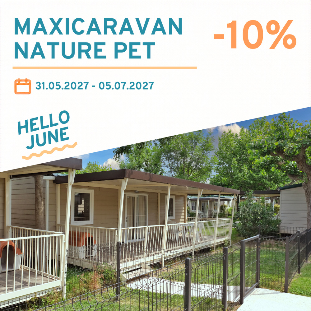 Image: -10% HELLO JUNE - MAXICARAVAN NATURE PET